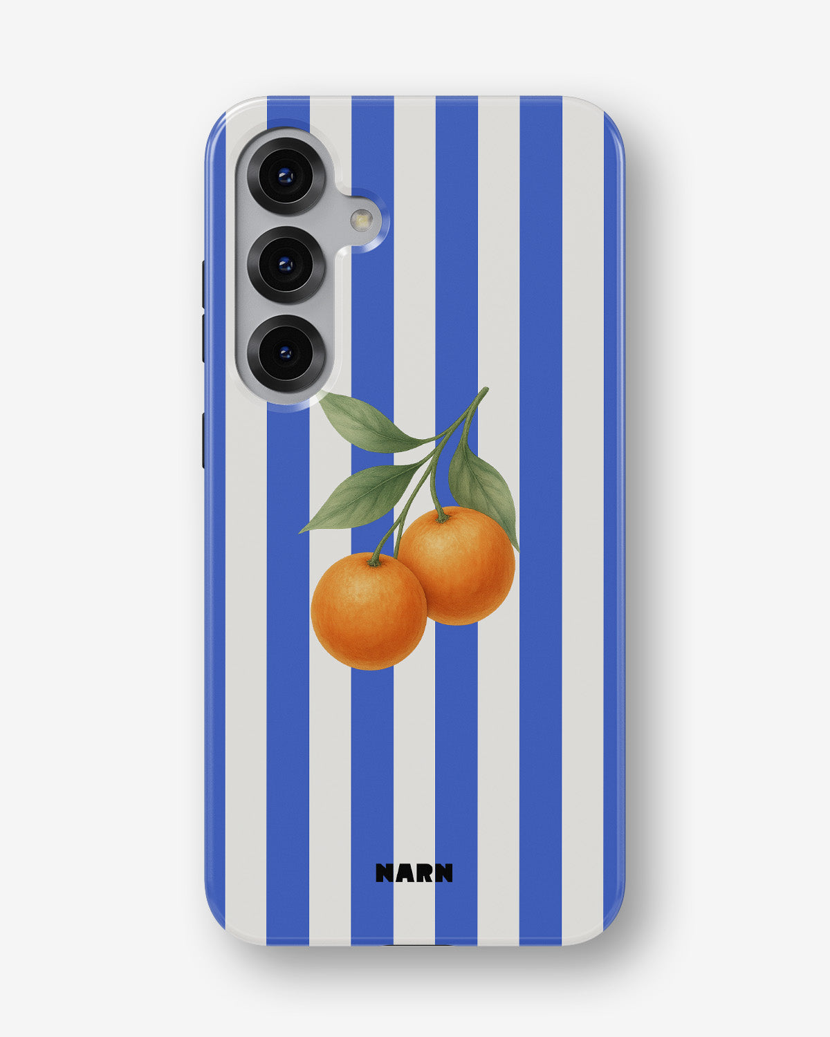 Samsung Galaxy S24 5G Tough Case – Orange Stripes - View 1