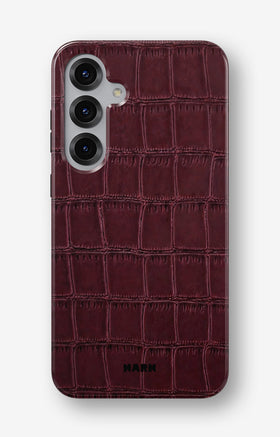 Samsung Galaxy S24 5G Tough Case – Rouge Croc - View 1