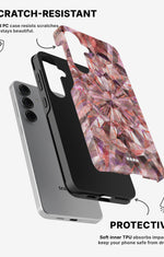 Samsung Galaxy S24 5G Tough Case – Pink Crystals - View 2