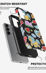 Samsung Galaxy S24 5G Tough Case – Cute Stickers - View 2