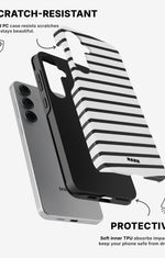 Samsung Galaxy S24 5G Tough Case – Black Stripes - View 2