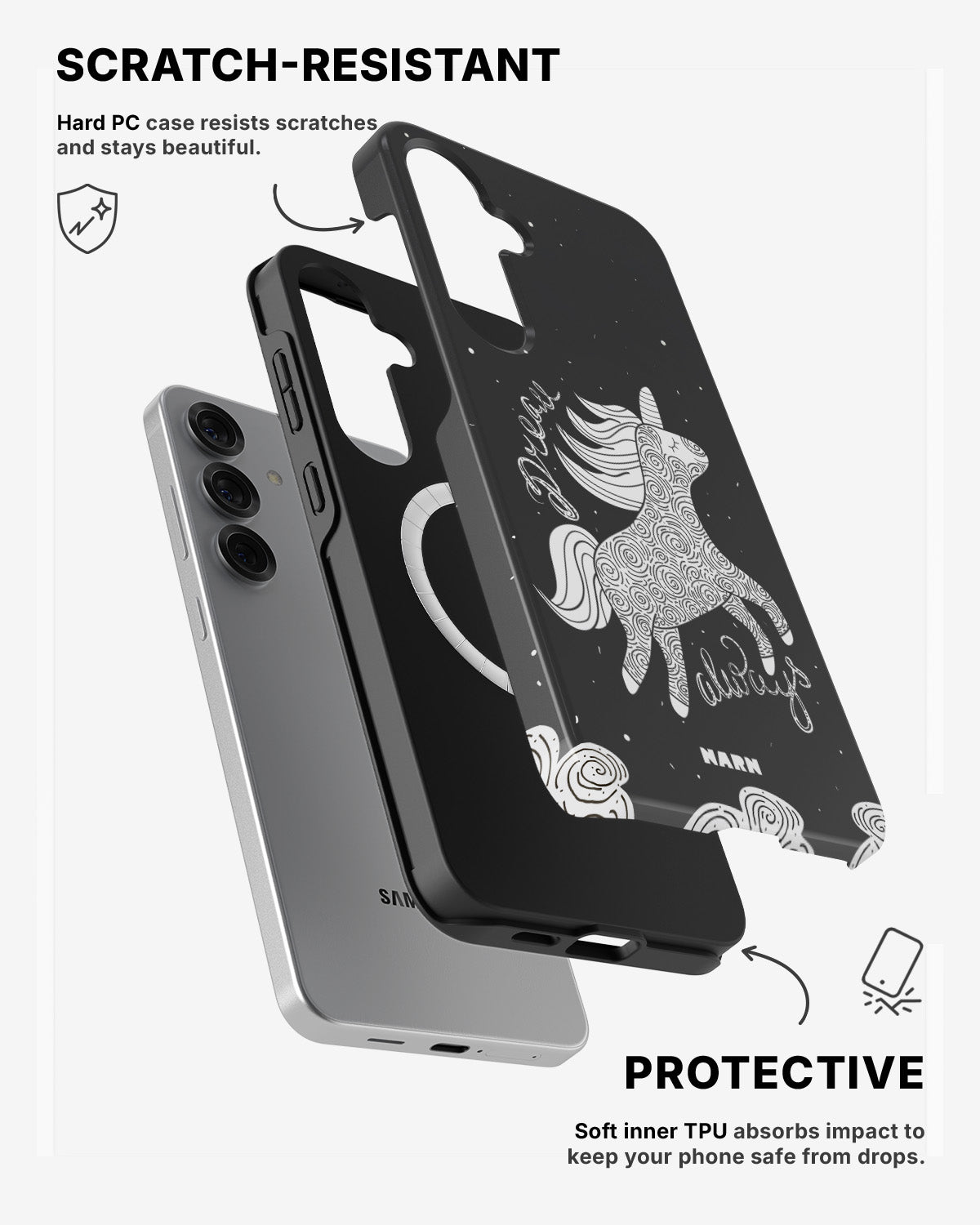 Samsung Galaxy S24 5G Tough Case – Dream Always - View 2
