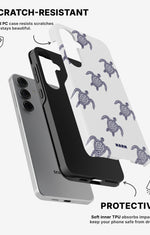 Samsung Galaxy S24 5G Tough Case – Blue Turtles - View 2