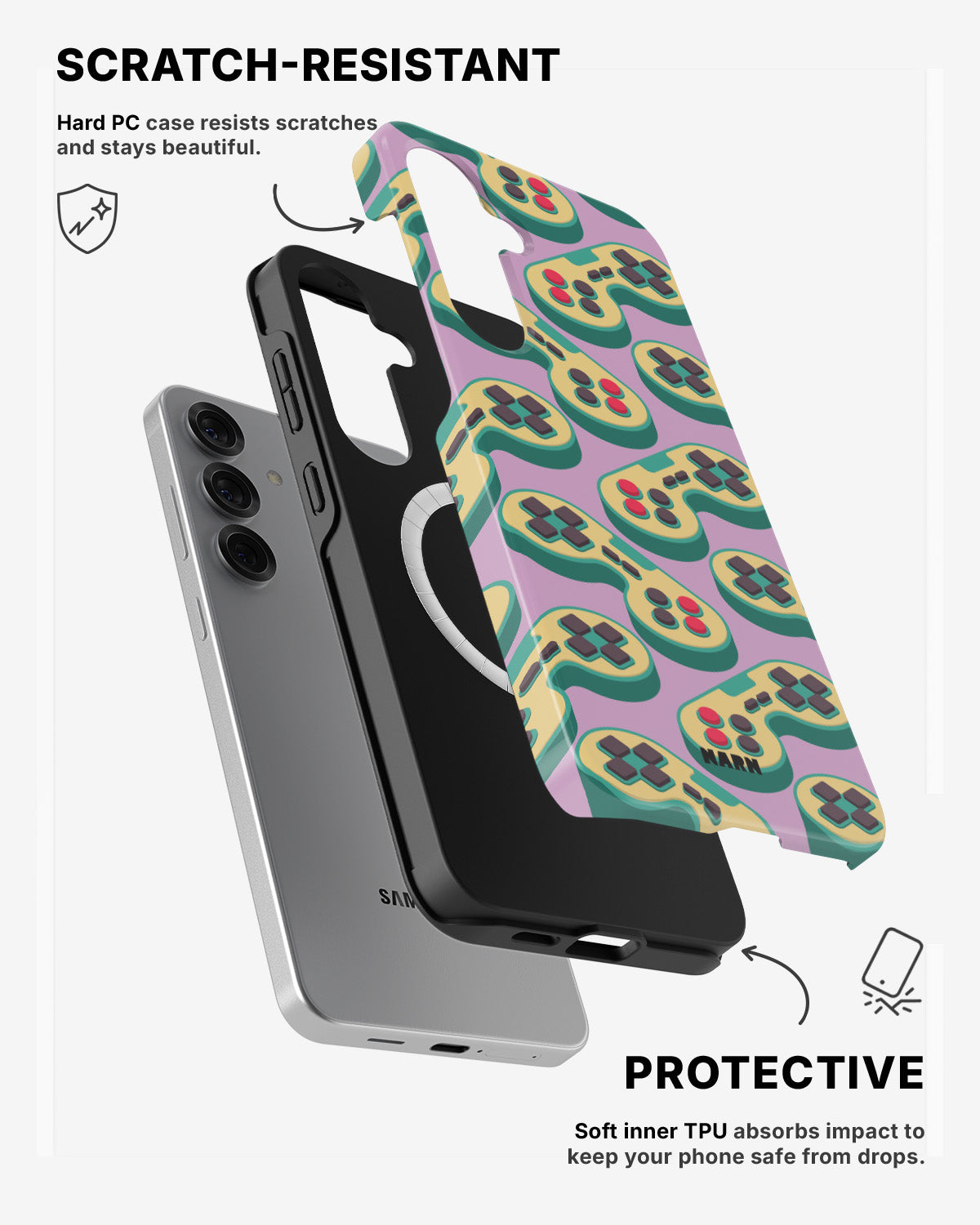 Samsung Galaxy S24 5G Tough Case – Gamepad - View 2
