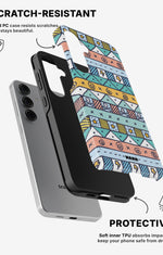 Samsung Galaxy S24 5G Tough Case – Cute Pattern - View 2