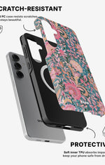 Samsung Galaxy S24 5G Tough Case – Fantasy Flowers - View 2