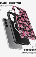 Samsung Galaxy S24 5G Tough Case – Flamingos - View 2