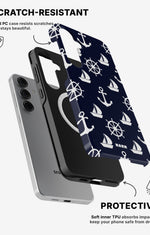 Samsung Galaxy S24 5G Tough Case – Deep Blue Voyage - View 2