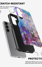 Samsung Galaxy S24 5G Tough Case – Purple Hearts - View 2