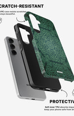 Samsung Galaxy S24 5G Tough Case – Retro Forest - View 2