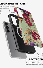 Samsung Galaxy S24 5G Tough Case – Pansy Pansy - View 2