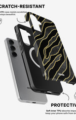 Samsung Galaxy S24 5G Tough Case – Golden Zebra - View 2