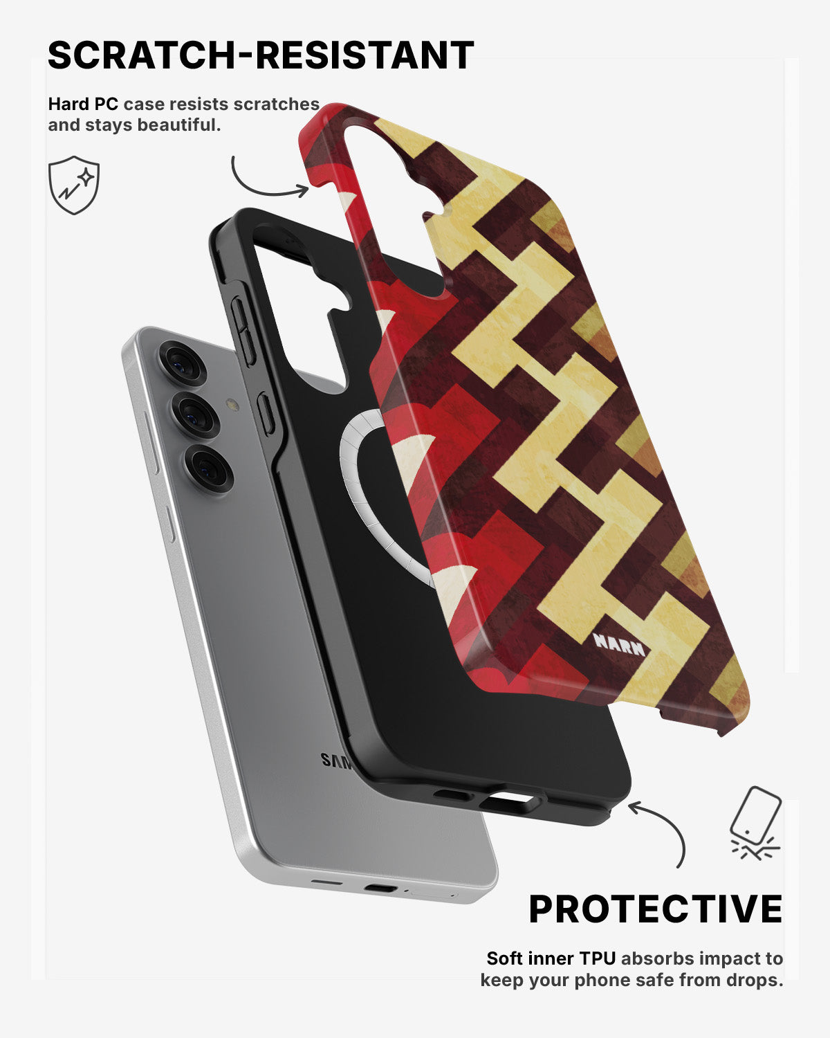 Samsung Galaxy S24 5G Tough Case – 70s - View 2