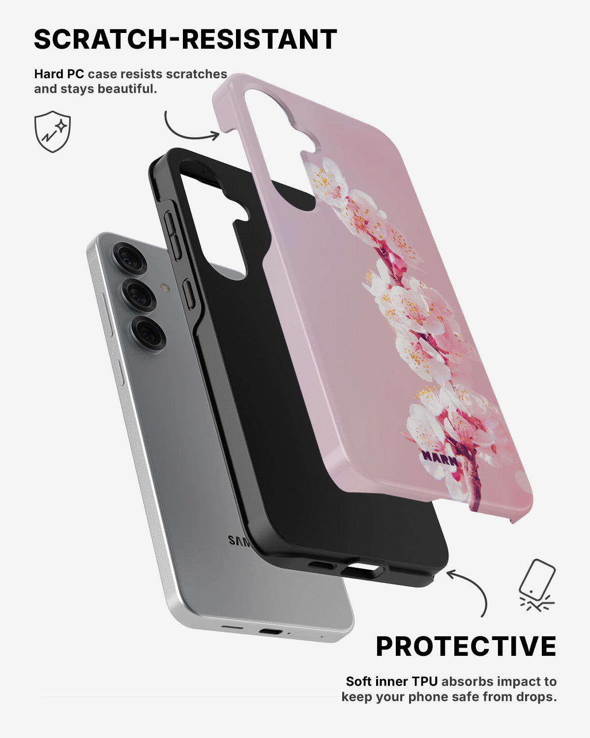 Samsung Galaxy S24 5G Tough Case – Pink Harmony - View 2