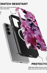 Samsung Galaxy S24 5G Tough Case – Floral Splash - View 2