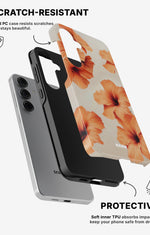 Samsung Galaxy S24 5G Tough Case – Hibiscus Dreams - View 2