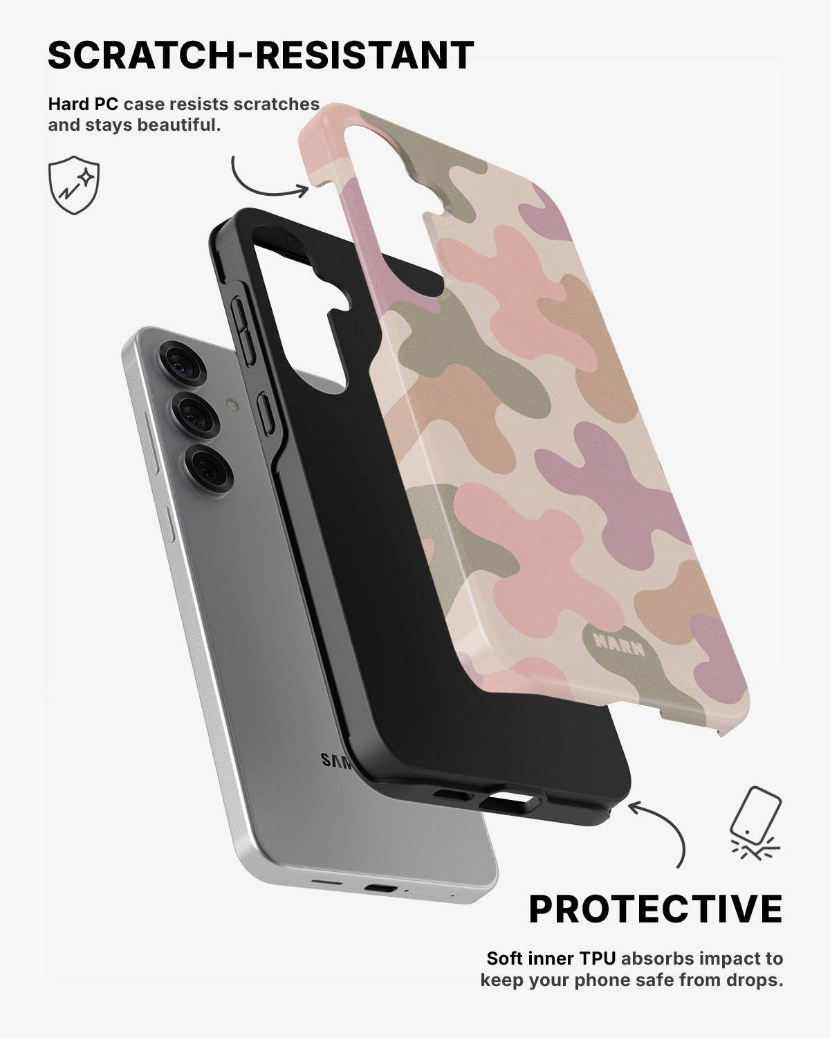 Samsung Galaxy S24 5G Tough Case – Dream Camo - View 2