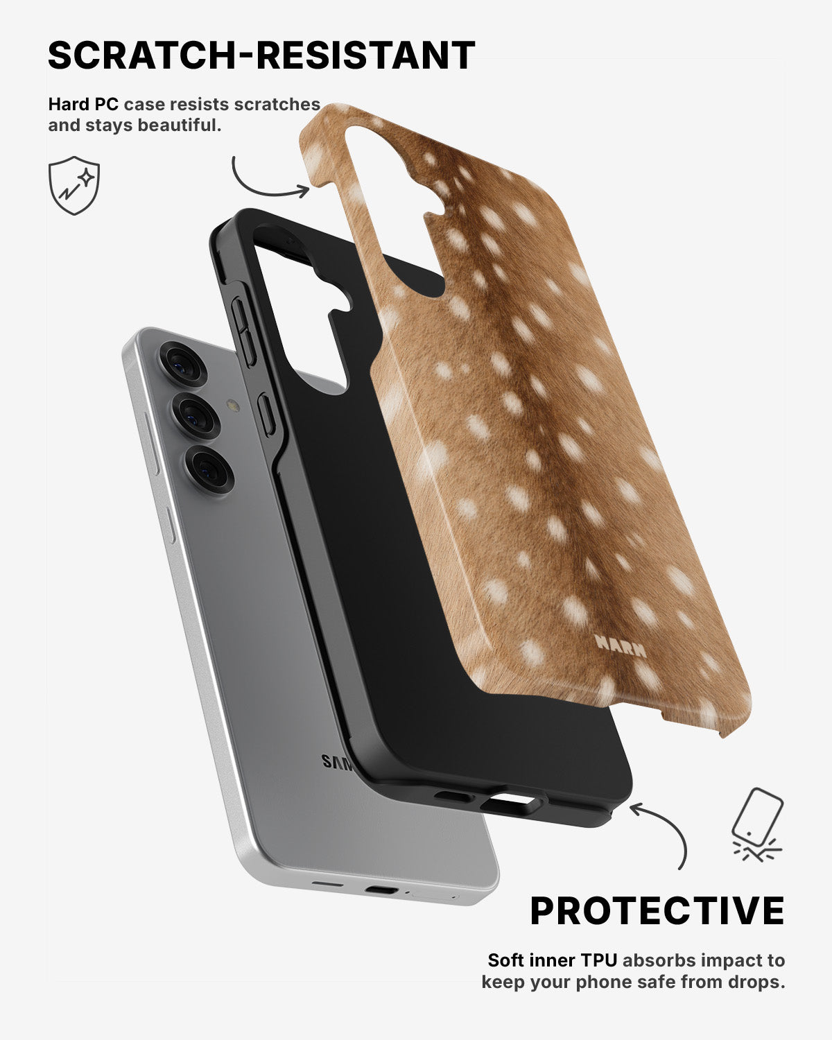 Samsung Galaxy S24 5G Tough Case – Fawn - View 2