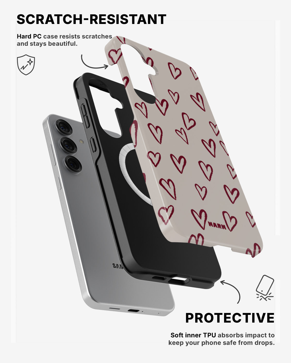 Samsung Galaxy S24 5G Tough Case – True Love - View 2