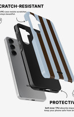 Samsung Galaxy S24 5G Tough Case – Bistro Stripes - View 2