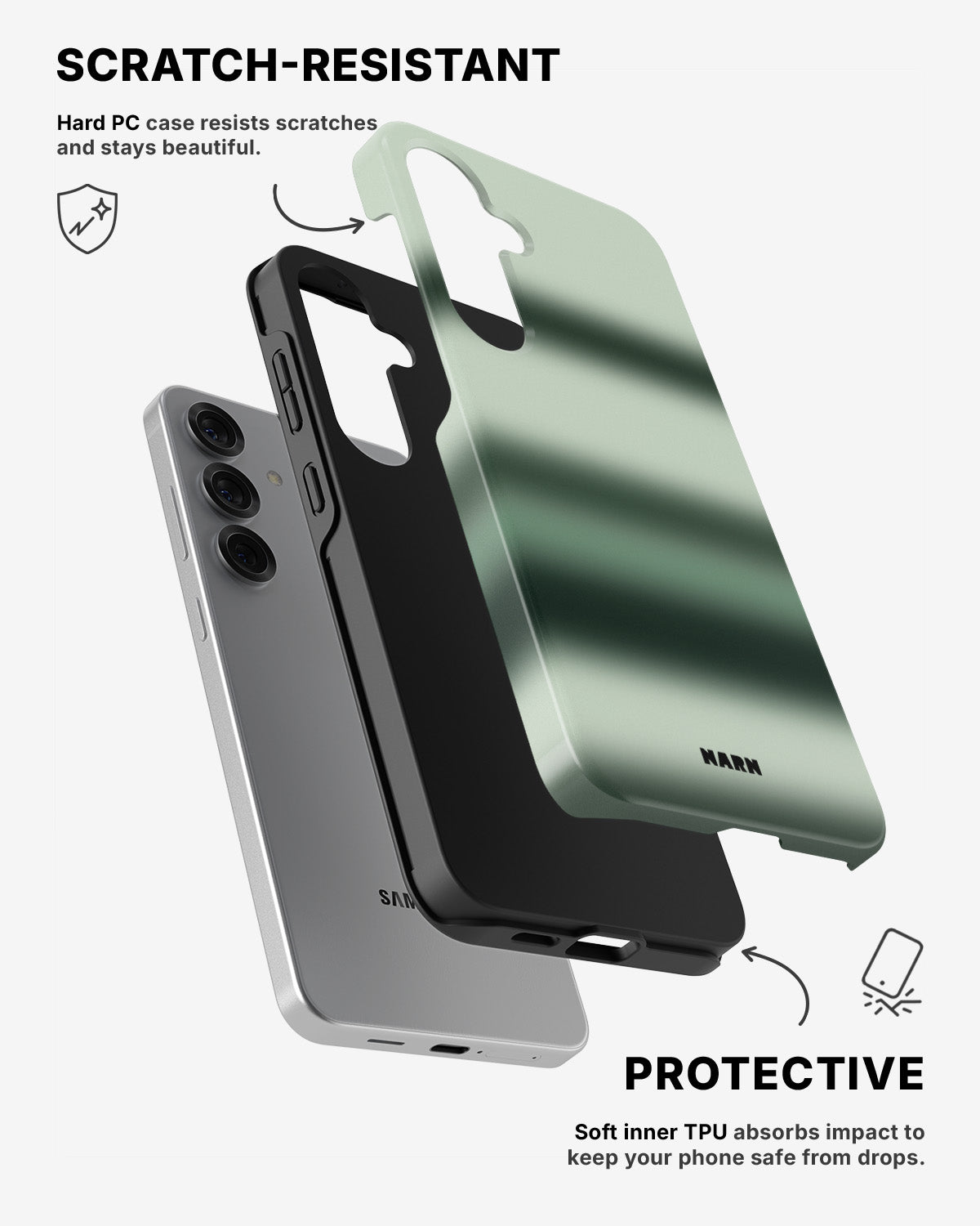 Samsung Galaxy S24 5G Tough Case – Mint - View 2