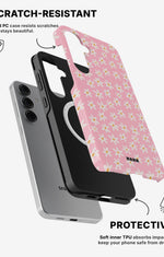 Samsung Galaxy S24 5G Tough Case – Pink Daisy - View 2
