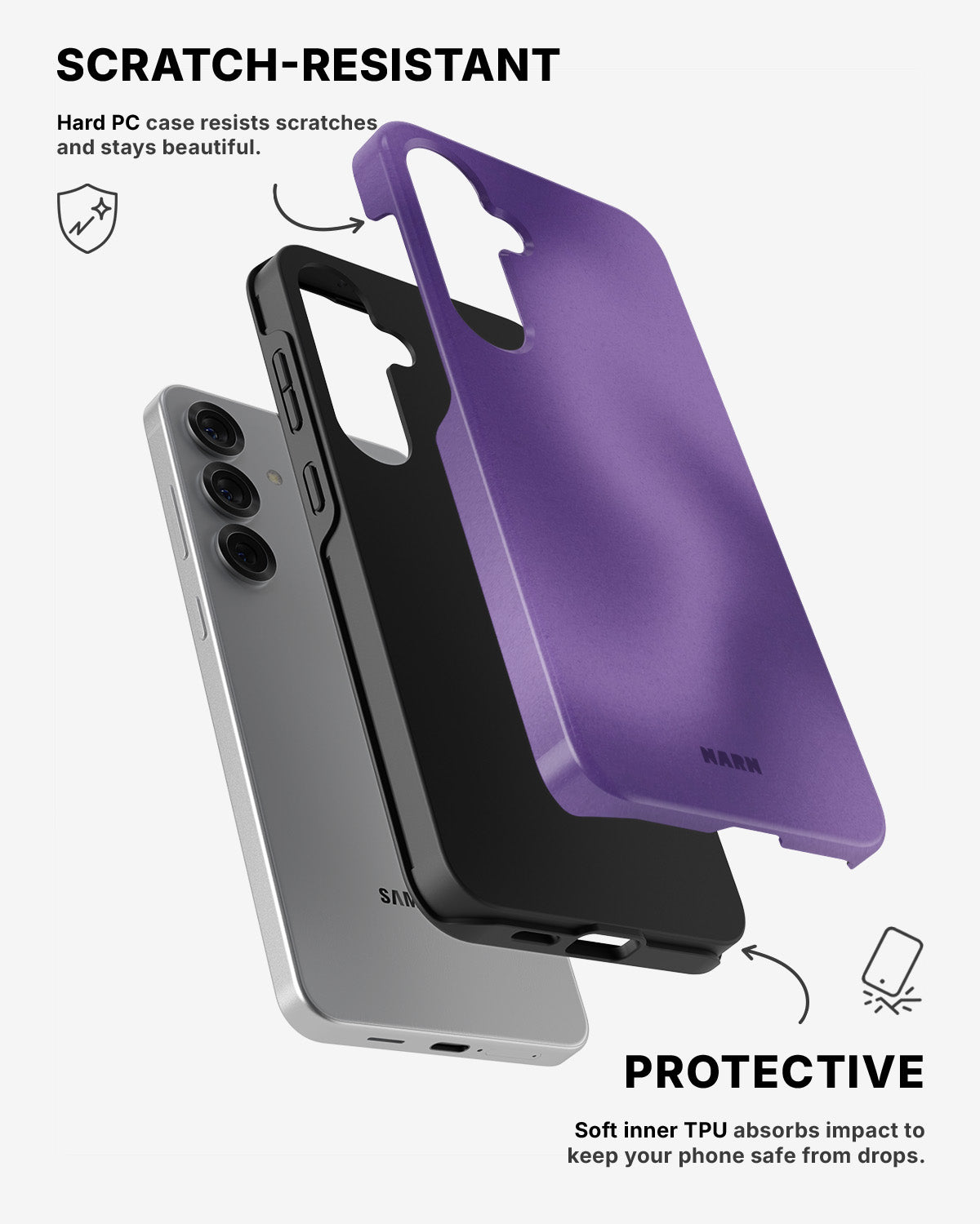 Samsung Galaxy S24 5G Tough Case – Violetta - View 2