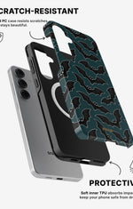 Samsung Galaxy S24 5G Tough Case – Midnight Bats - View 2