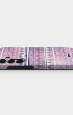 Samsung Galaxy S24 5G Tough Case – Purple Aztec - View 3