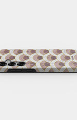 Samsung Galaxy S24 5G Tough Case – Pink Marble Waves - View 3