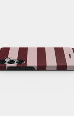 Samsung Galaxy S24 5G Tough Case – Cranberry Stripe - View 3
