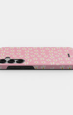 Samsung Galaxy S24 5G Tough Case – Pink Daisy - View 3