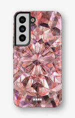Samsung Galaxy S22 Tough Case – Pink Crystals - View 1