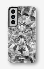 Samsung Galaxy S22 Tough Case – Grey Crystals - View 1