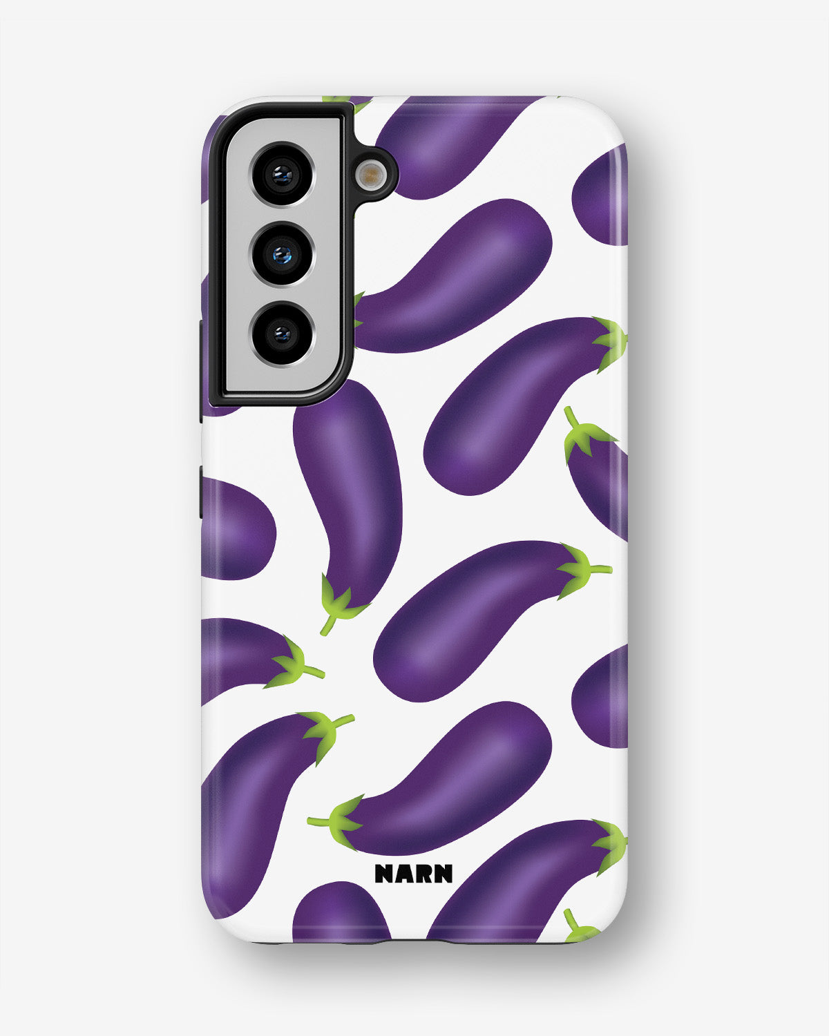 Samsung Galaxy S22 Tough Case – Eggplant Pattern - View 1