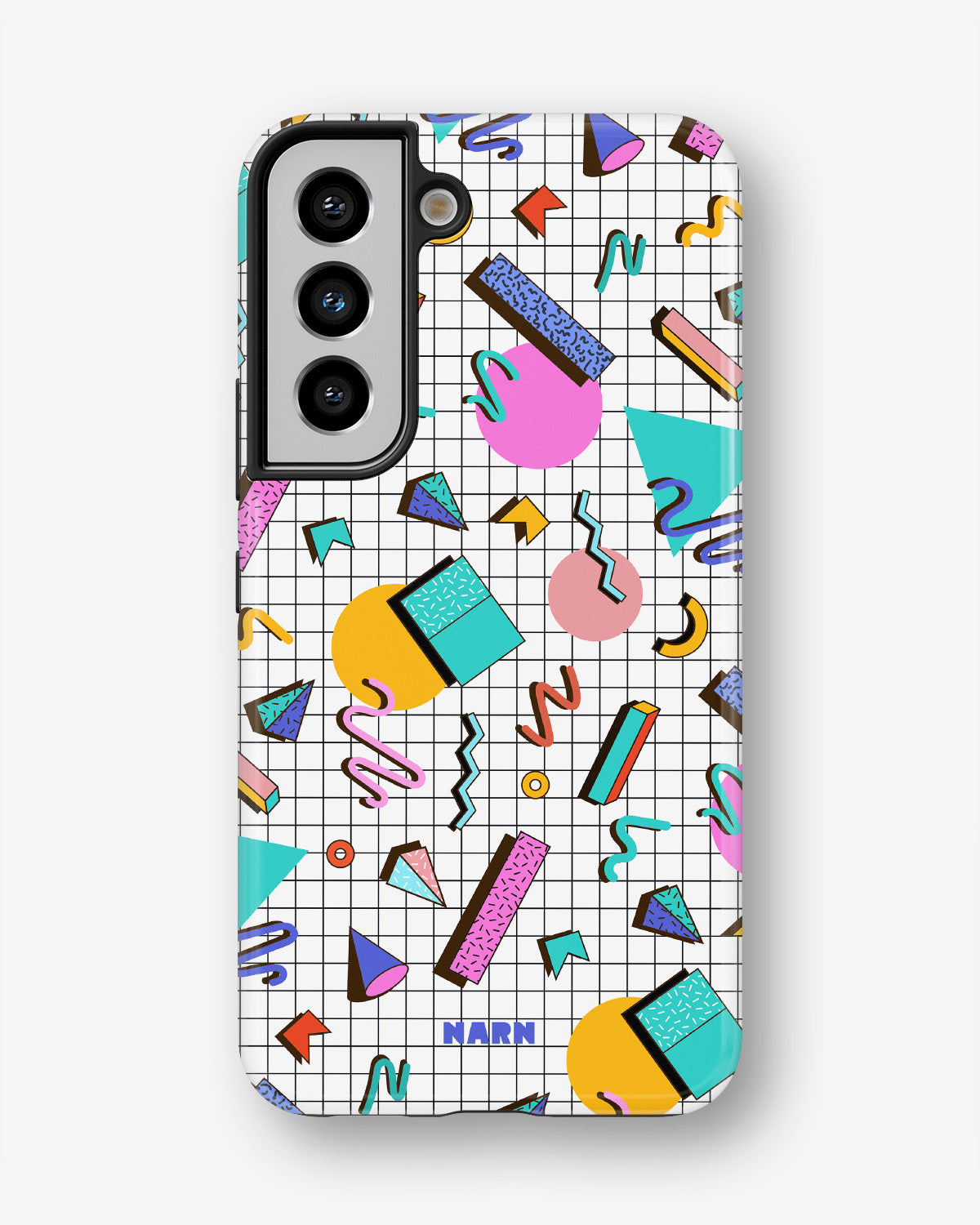 Samsung Galaxy S22 Tough Case – 80s Memphis - View 1