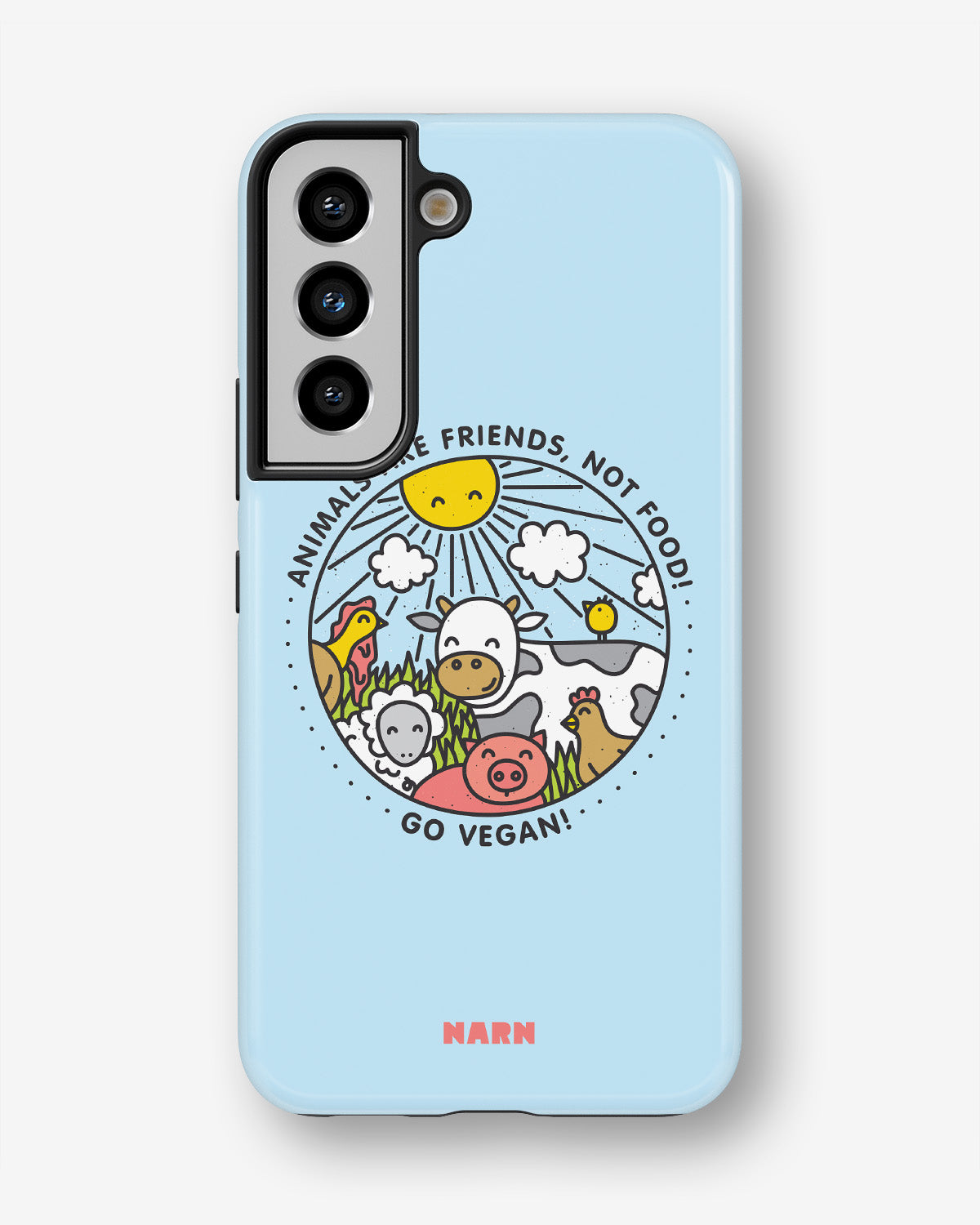 Samsung Galaxy S22 Tough Case – Friends, Not Food - View 1