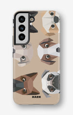 Samsung Galaxy S22 Tough Case – Cute Dogs - View 1