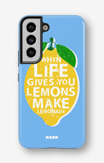 Samsung Galaxy S22 Tough Case – Lemon Quote - View 1