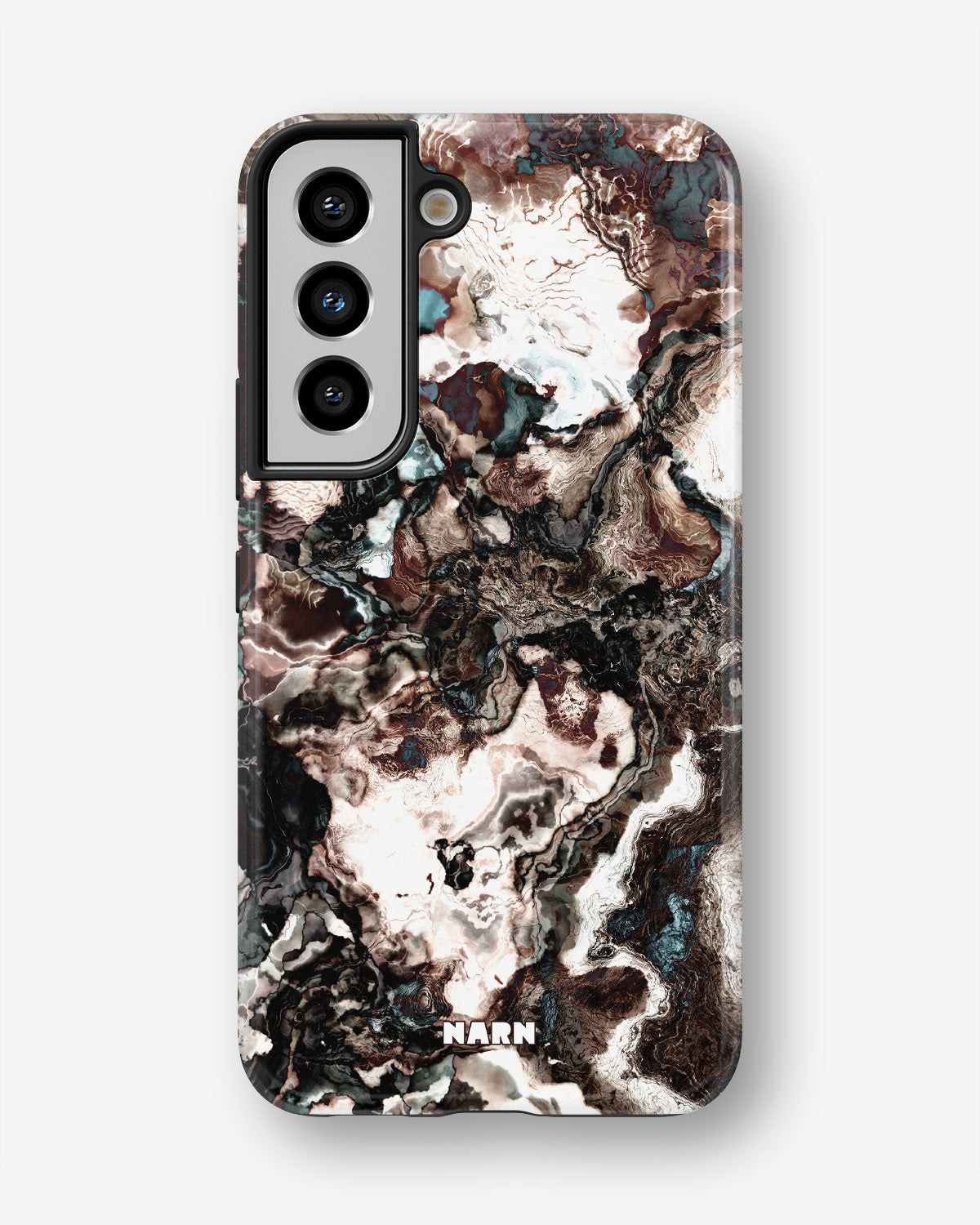 Samsung Galaxy S22 Tough Case – Marble Brown - View 1