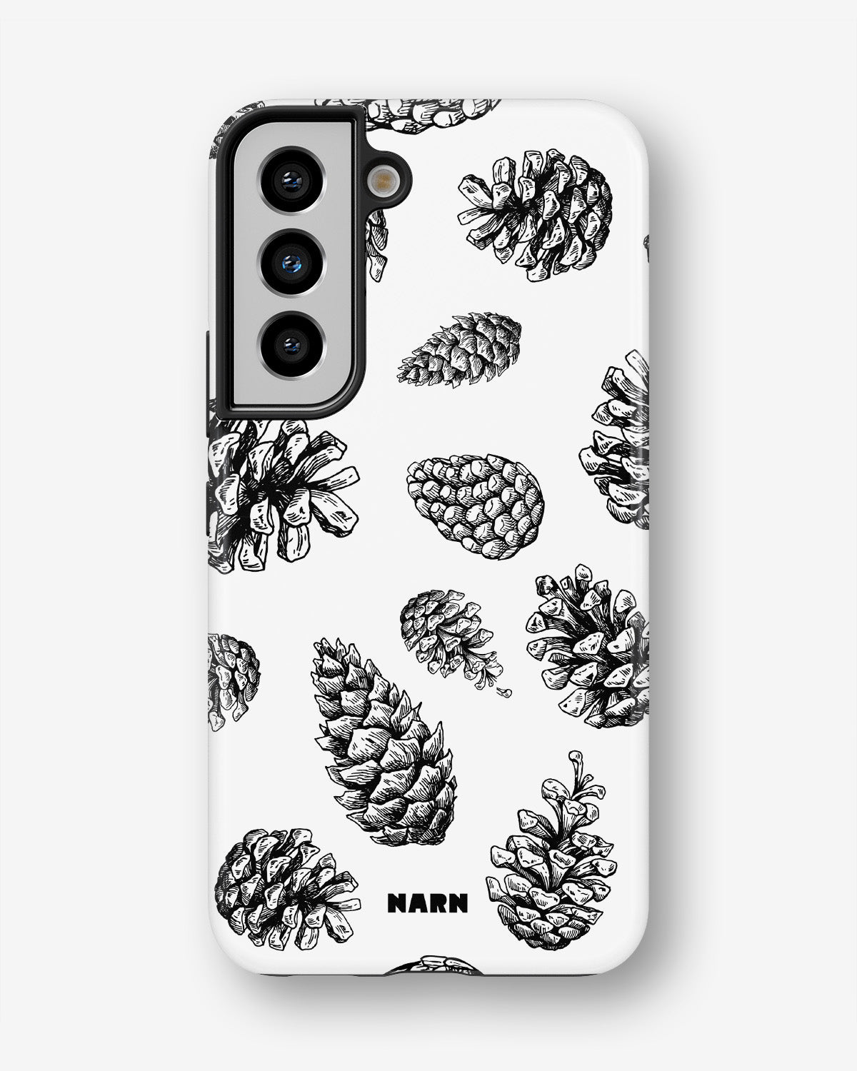 Samsung Galaxy S22 Tough Case – Pine Cones - View 1
