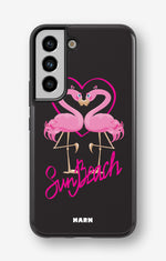 Samsung Galaxy S22 Tough Case – Beach Flamingo - View 1