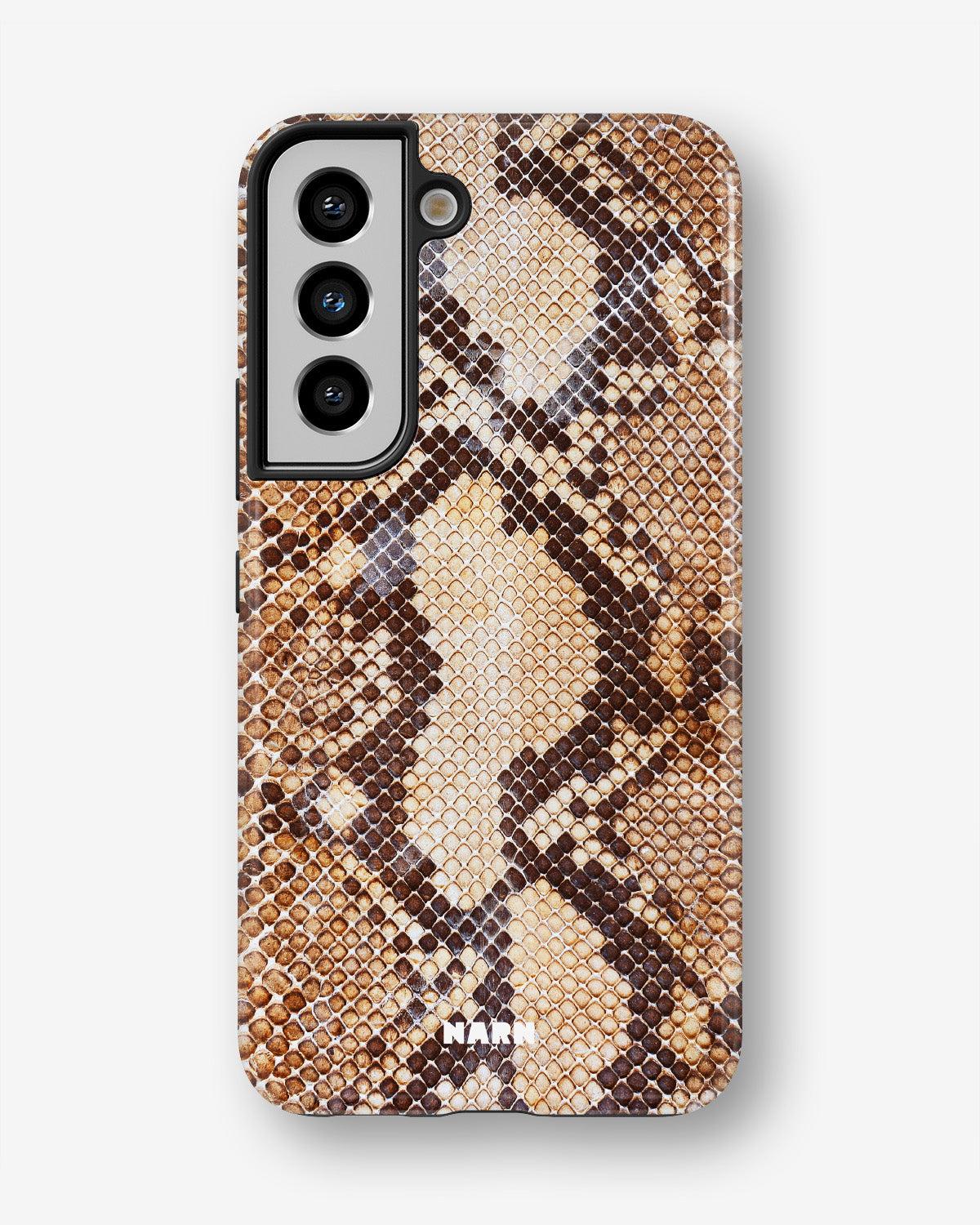 Samsung Galaxy S22 Tough Case – Brown Snakeskin - View 1