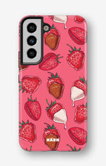 Samsung Galaxy S22 Tough Case – Strawberry Chocolate - View 1