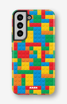Samsung Galaxy S22 Tough Case – Building Bricks - View 1