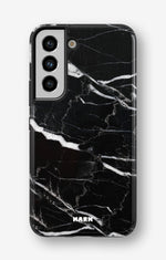 Samsung Galaxy S22 Tough Case – Black Marble - View 1