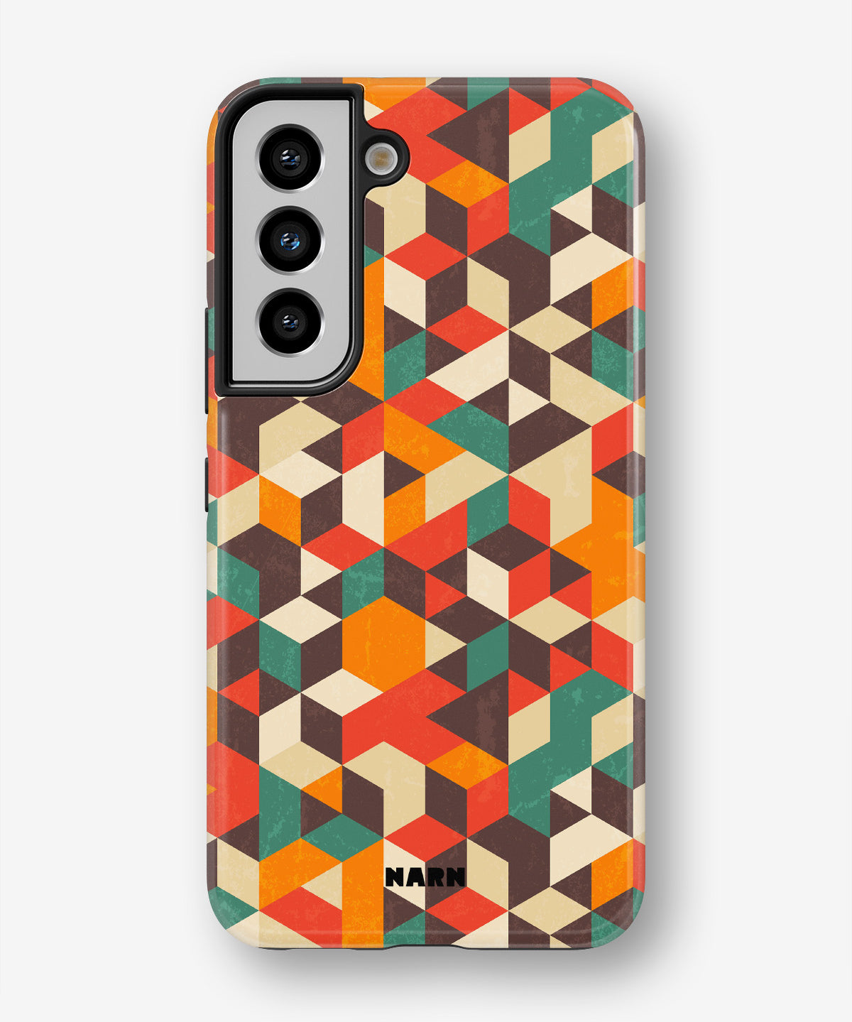 Samsung Galaxy S22 Tough Case – Retro Geometric - View 1