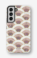 Samsung Galaxy S22 Tough Case – Pink Marble Waves - View 1