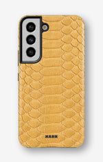 Samsung Galaxy S22 Tough Case – Yellow Snake - View 1
