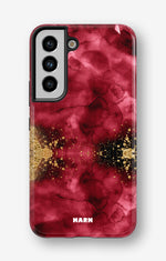 Samsung Galaxy S22 Tough Case – Burgendy Shimmer - View 1